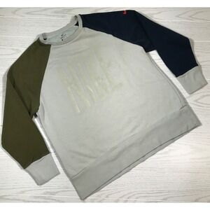 Vintage Nike Dri-Fit Sweatshirt Men Medium Large Spell Out Logo Color Block Y2K